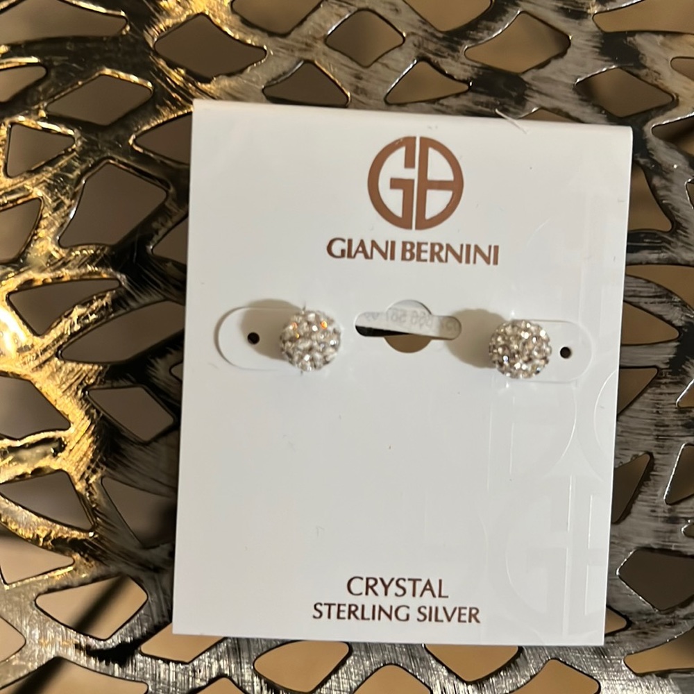 NWT Giani Bernini Crystal Earrings